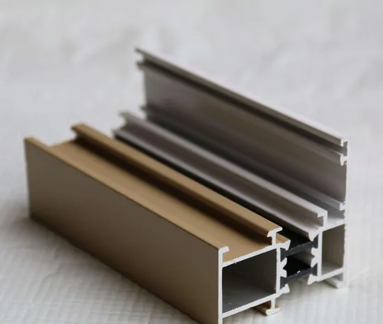 Profilés en aluminium extrudé pour portes et fenêtres, fabriqués en Chine